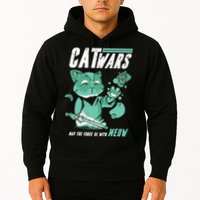 CatWars Funny Cat War Spoof Hoodie