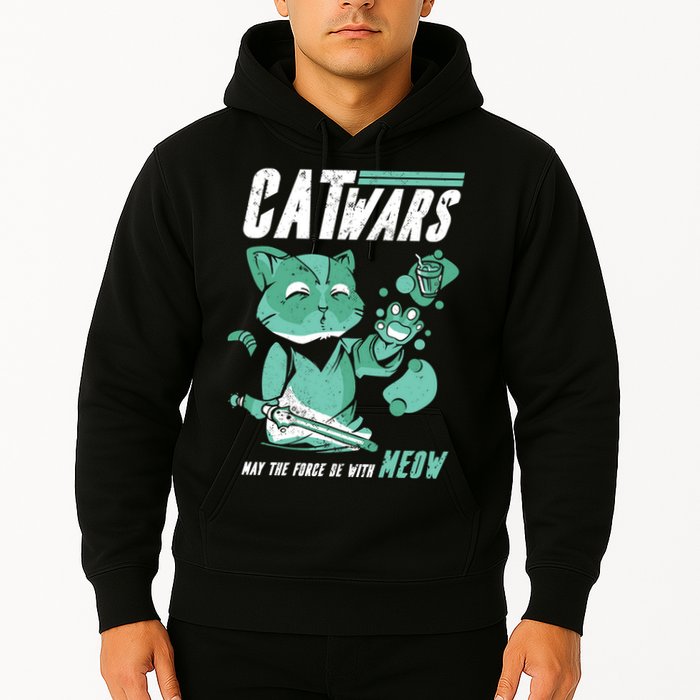 CatWars Funny Cat War Spoof Hoodie
