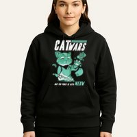 CatWars Funny Cat War Spoof Hoodie
