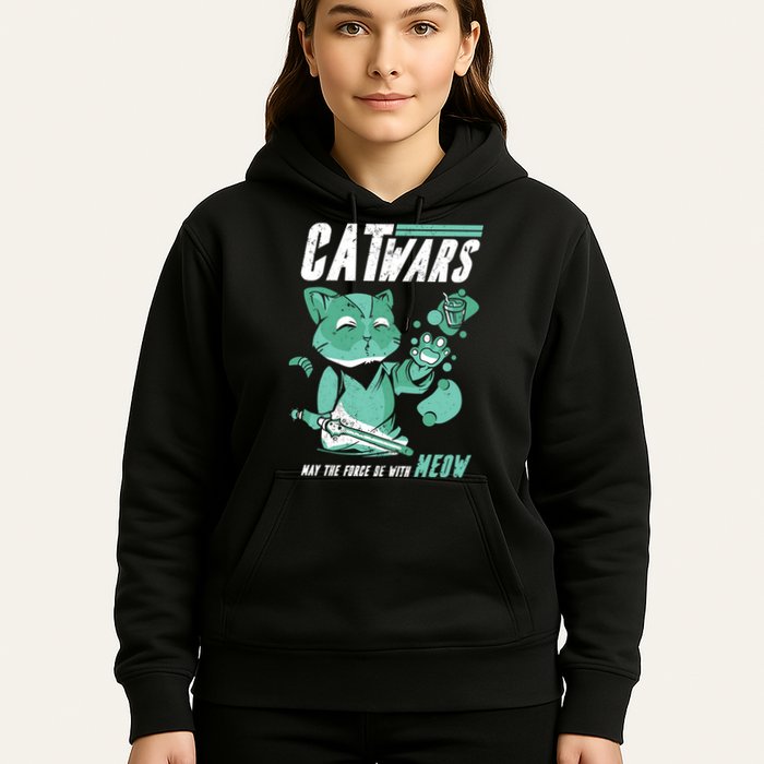 CatWars Funny Cat War Spoof Hoodie
