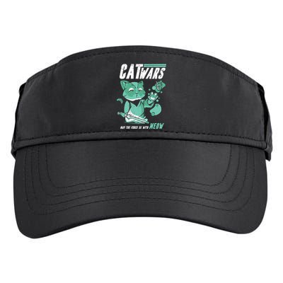 CatWars Funny Cat War Spoof Adult Drive Performance Visor