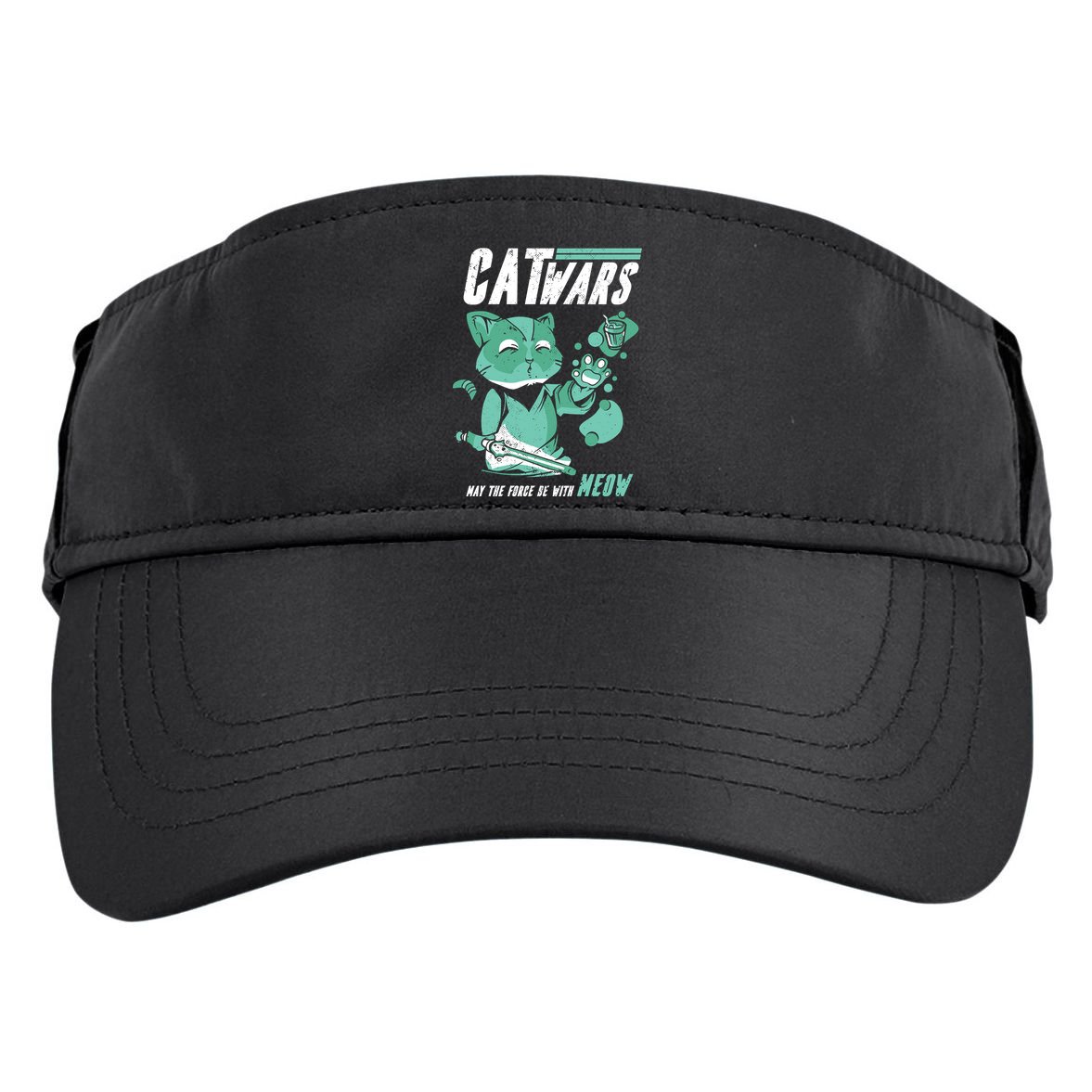 CatWars Funny Cat War Spoof Adult Drive Performance Visor