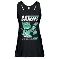 CatWars Funny Cat War Spoof Ladies Essential Flowy Tank