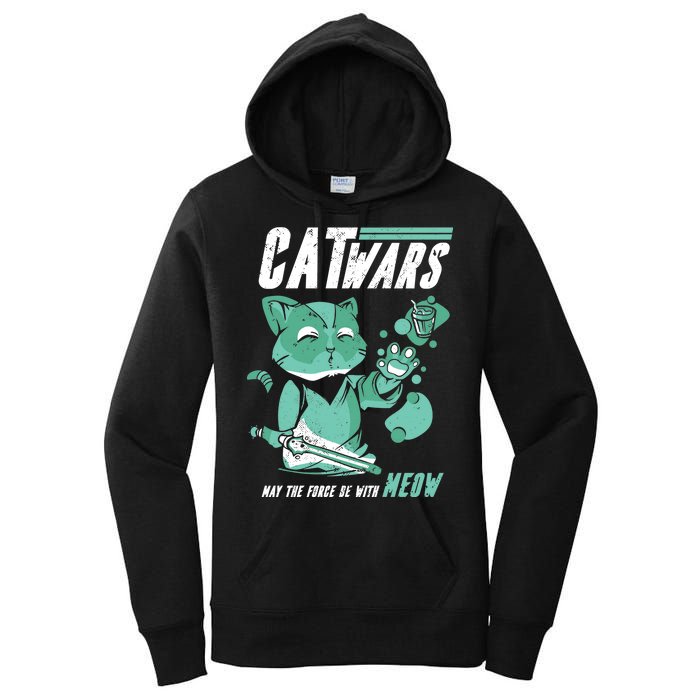 CatWars Funny Cat War Spoof Women's Pullover Hoodie