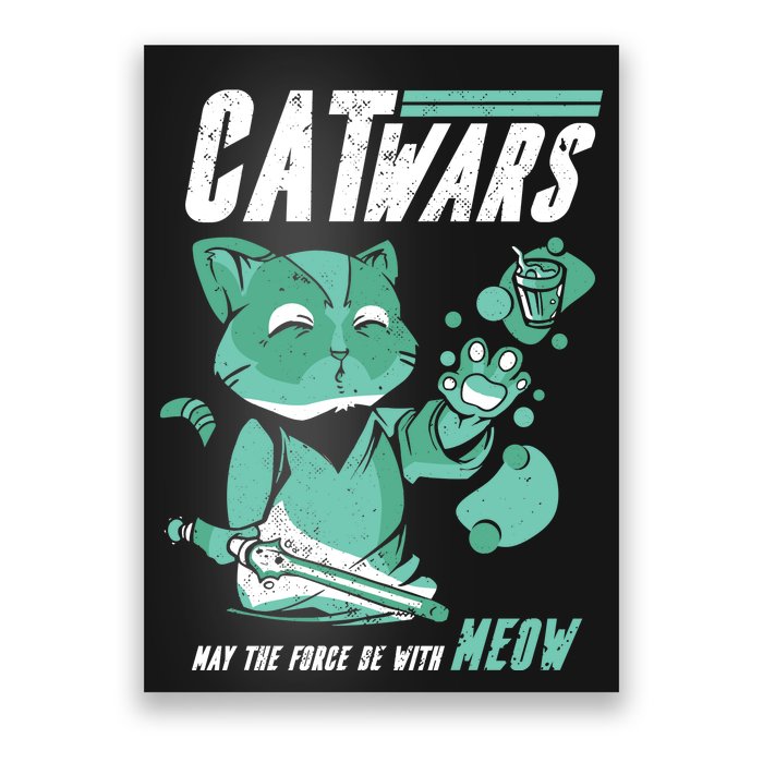 CatWars Funny Cat War Spoof Poster