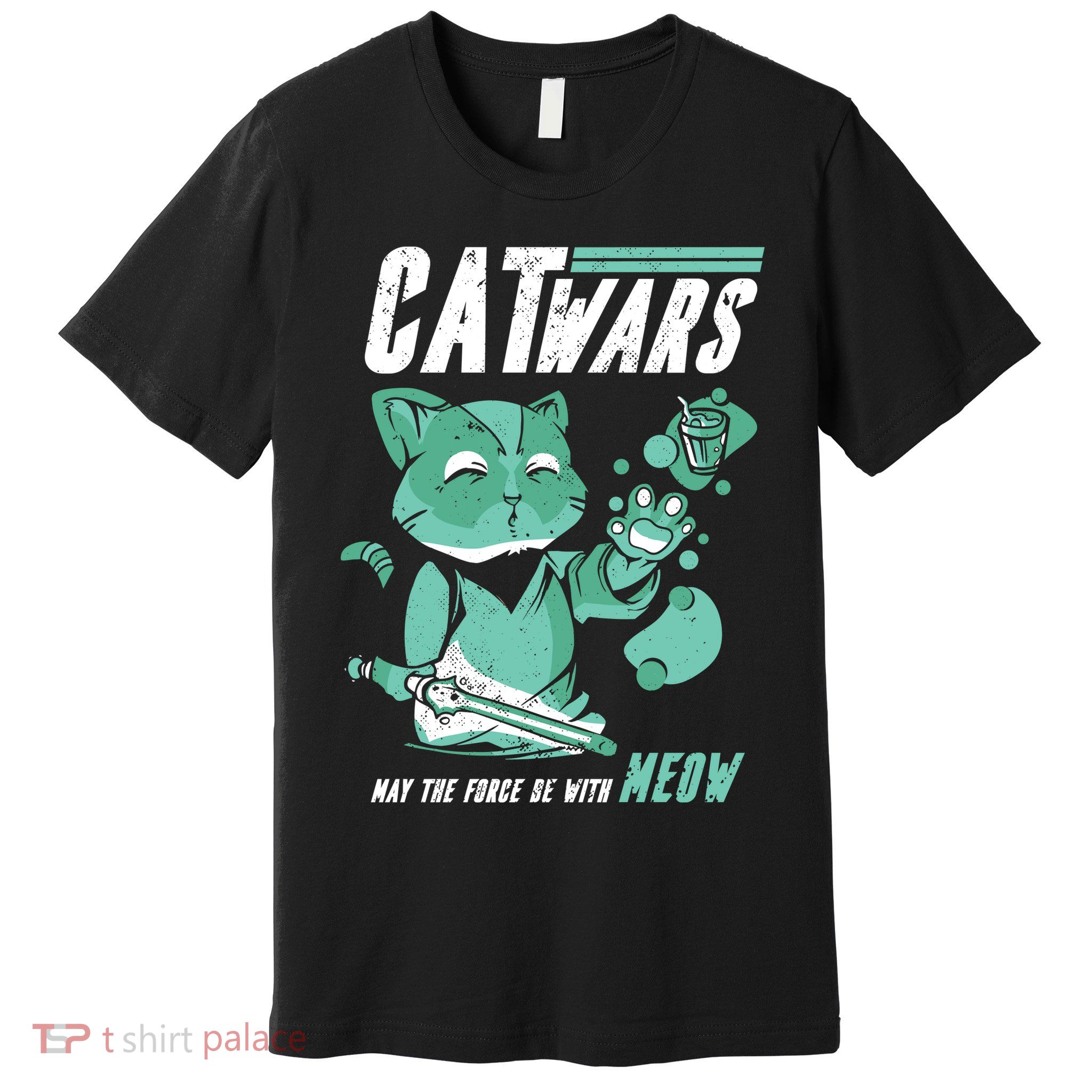 CatWars Funny Cat War Spoof Premium T-Shirt