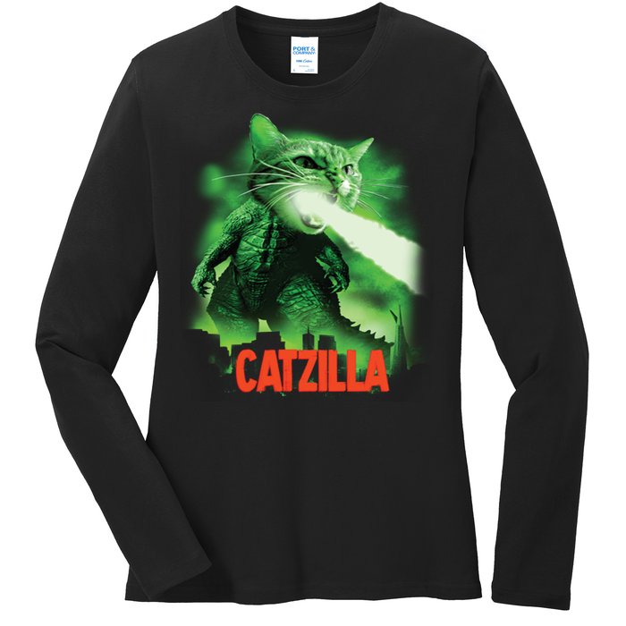 CATZILLA Ladies Long Sleeve Shirt