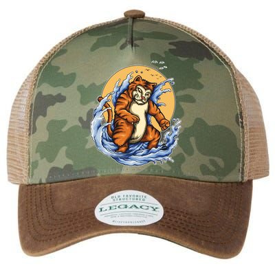 Catzilla Great Wave Legacy Tie Dye Trucker Hat
