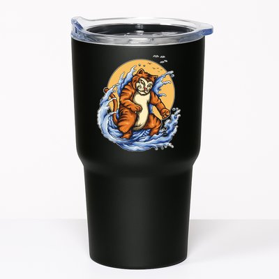 Catzilla Great Wave Tumbler