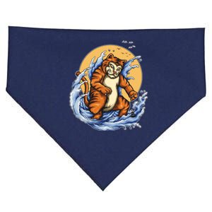 Catzilla Great Wave USA-Made Doggie Bandana