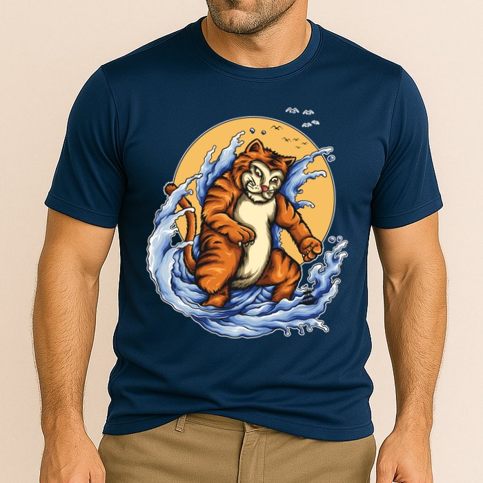 Catzilla Great Wave Performance Shirt