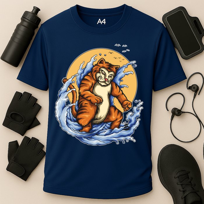 Catzilla Great Wave Performance Shirt