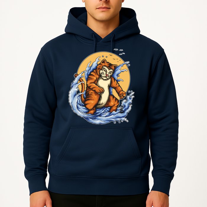Catzilla Great Wave Hoodie