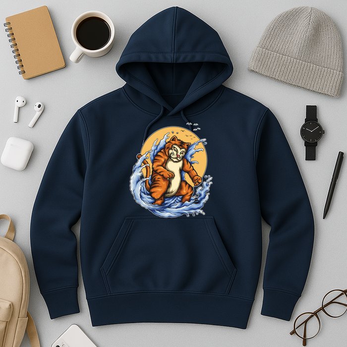 Catzilla Great Wave Hoodie