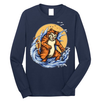 Catzilla Great Wave Long Sleeve Shirt