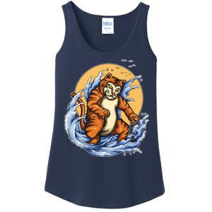 Catzilla Great Wave Ladies Essential Tank