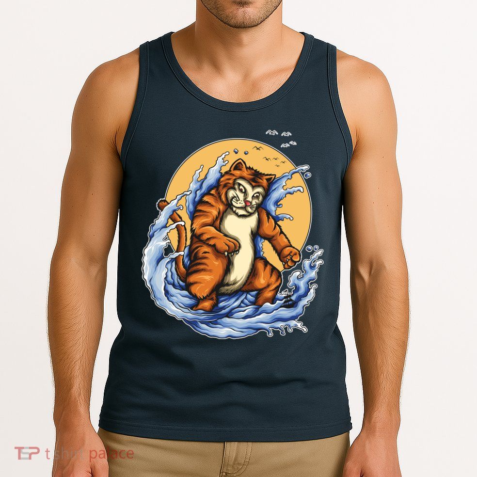 Catzilla Great Wave Tank Top