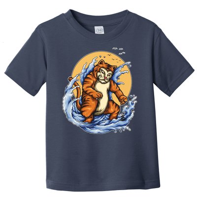 Catzilla Great Wave Toddler T-Shirt