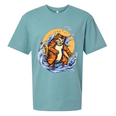 Catzilla Great Wave Sueded Cloud Jersey T-Shirt