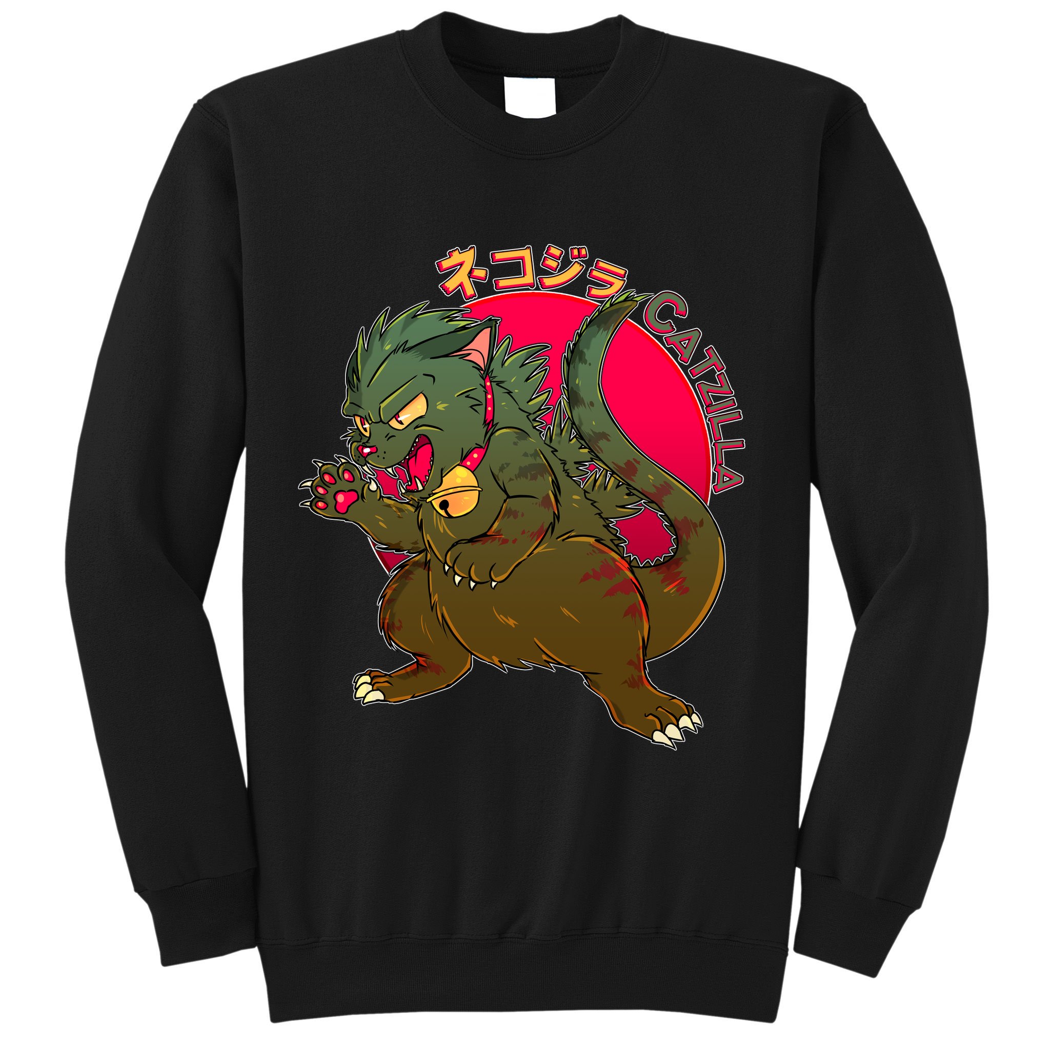 Catzilla Japanese Monster Movie Sweatshirt