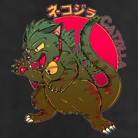 Catzilla Japanese Monster Movie Hat