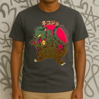 Catzilla Japanese Monster Movie T-Shirt