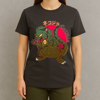 Catzilla Japanese Monster Movie T-Shirt
