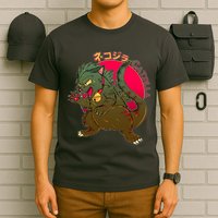 Catzilla Japanese Monster Movie T-Shirt