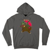 Catzilla Japanese Monster Movie Tall Hoodie