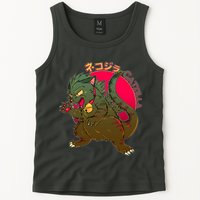 Catzilla Japanese Monster Movie Tank Top
