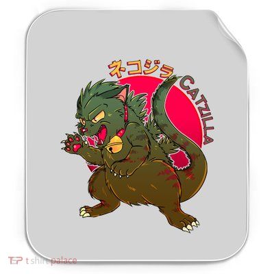Catzilla Japanese Monster Movie Permanent Decal Sticker