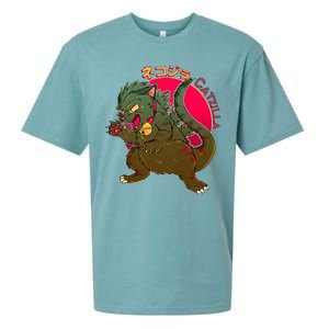 Catzilla Japanese Monster Movie Sueded Cloud Jersey T-Shirt