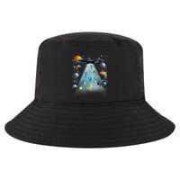 Cat Alien Ufo Gifts Space Cat Galaxy Cat Funny For Cat Dad Cat Mom Cat Lover Cool Comfort Performance Bucket Hat