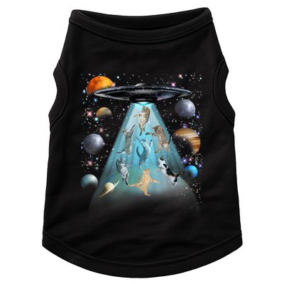 Cat Alien Ufo Gifts Space Cat Galaxy Cat Funny For Cat Dad Cat Mom Cat Lover Doggie Tank