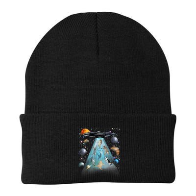Cat Alien Ufo Gifts Space Cat Galaxy Cat Funny For Cat Dad Cat Mom Cat Lover Beanie