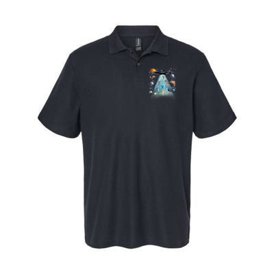 Cat Alien Ufo Gifts Space Cat Galaxy Cat Funny For Cat Dad Cat Mom Cat Lover Polo