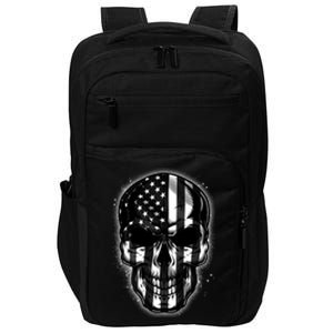 Cool American USA Flag Grunge Skull Impact Tech Backpack