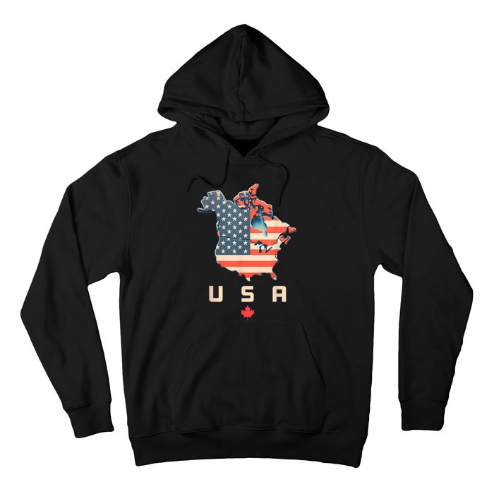 Canada And Usa Map Annex America’S 51st State! Hoodie