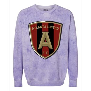 Cool Atlanta United Shield Fc Colorblast Crewneck Sweatshirt