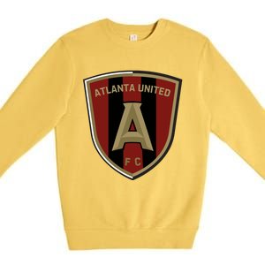 Cool Atlanta United Shield Fc Premium Crewneck Sweatshirt