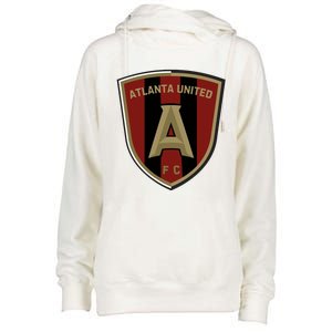 Cool Atlanta United Shield Fc Womens Funnel Neck Pullover Hood