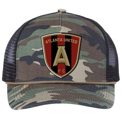 Cool Atlanta United Shield Fc Retro Rope Trucker Hat Cap