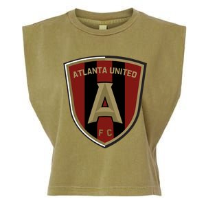 Cool Atlanta United Shield Fc Garment-Dyed Women's Muscle Tee