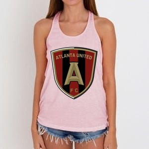 Cool Atlanta United Shield Fc Women's Knotted Racerback Tank