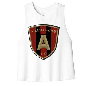 Cool Atlanta United Shield Fc Women's Racerback Cropped Tank