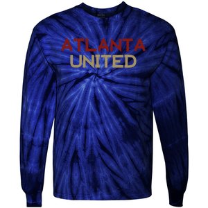 Cool Atlanta United Soccer Team Tie-Dye Long Sleeve Shirt