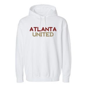 Cool Atlanta United Soccer Team Garment-Dyed Fleece Hoodie