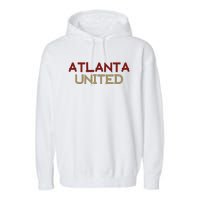 Cool Atlanta United Soccer Team Garment-Dyed Fleece Hoodie