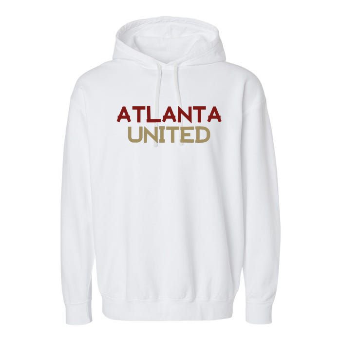 Cool Atlanta United Soccer Team Garment-Dyed Fleece Hoodie