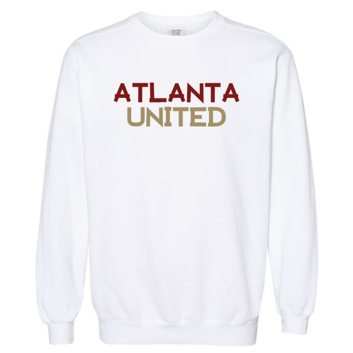 Cool Atlanta United Soccer Team Garment-Dyed Sweatshirt